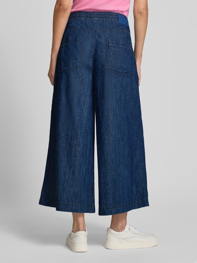 Cambio Jeansy z szeroką, skróconą nogawką model ‘ALMA’ Niebieski 5