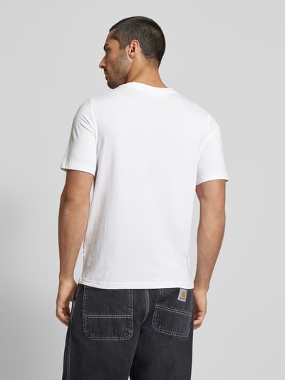 Jack & Jones T-shirt z nadrukiem z logo model ‘CYRUS’ Biały 5