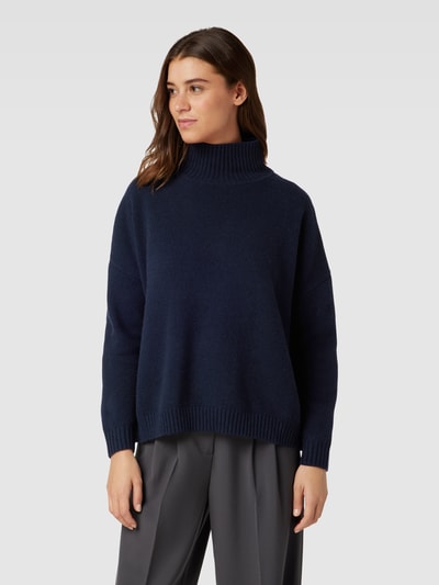 Weekend Max Mara Strickpullover mit Stehkragen Modell 'BENITO' Marine 4