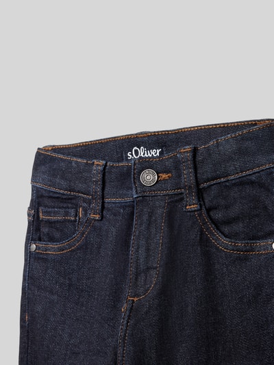 s.Oliver RED LABEL Jeansy z prostą nogawką z mieszanki bawełny  Ciemnoniebieski 2