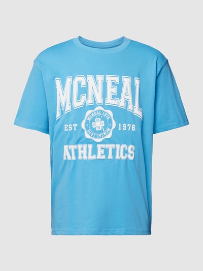 MCNEAL T-shirt met labeldetails Blauw - 2