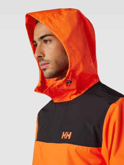 Helly Hansen Jack met labelstitching Oranje - 3