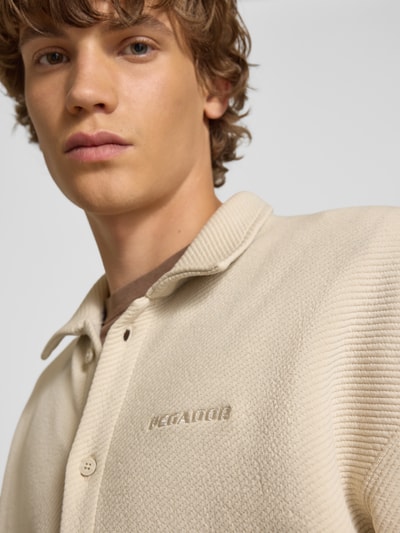 Pegador Relaxed Fit Hemdjacke mit Eingrifftaschen Modell 'Tate' Beige 3