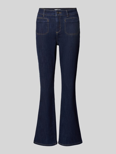 Christian Berg Woman Bootcut Fit Jeans mit Gürtelschlaufen Marine 2