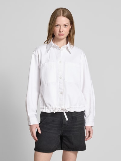 Tom Tailor Denim Regular Fit Jeansjacke aus reiner Baumwolle Weiss 4