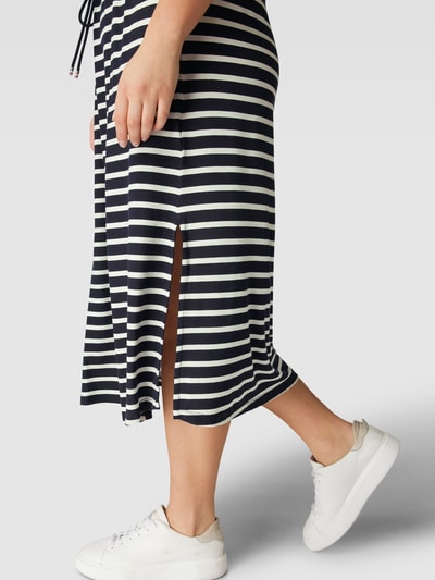 Tommy Hilfiger Curve PLUS SIZE midi-jurk met streepmotief Wit - 3