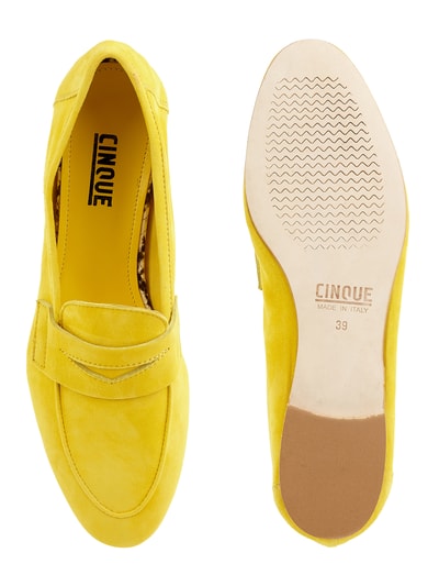 Cinque Loafer aus Veloursleder (gelb) online kaufen