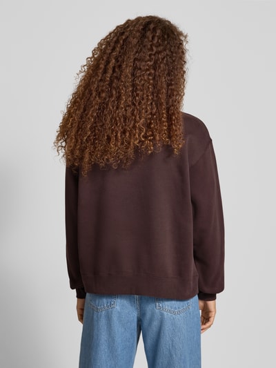 OH APRIL Sweatshirt met ritssluiting, model 'Pauli' Middenbruin - 5