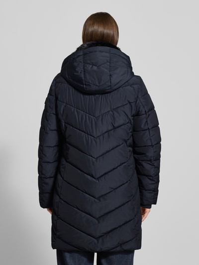 NAUTGÅRD Gewatteerde lange jas met Sorona® Aura-vulling
 Donkerblauw - 5