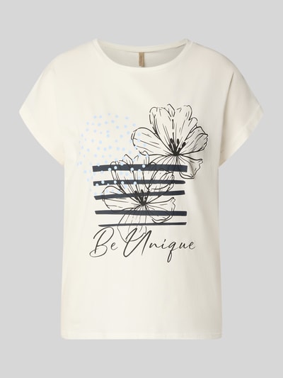 Soyaconcept T-Shirt mit fixiertem Ärmelaufschlag Modell 'RINA' Marine 2