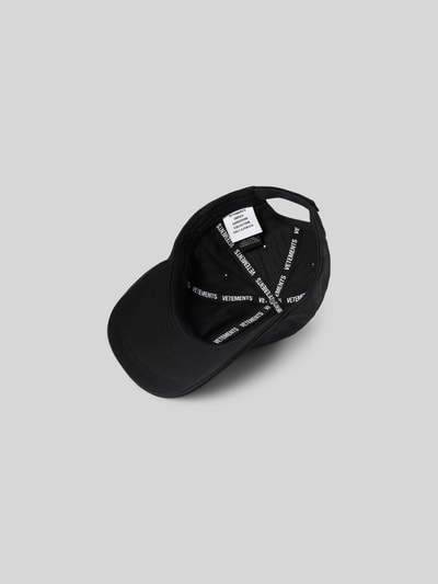 VETEMENTS Basecap mit Label-Stitching Black 3