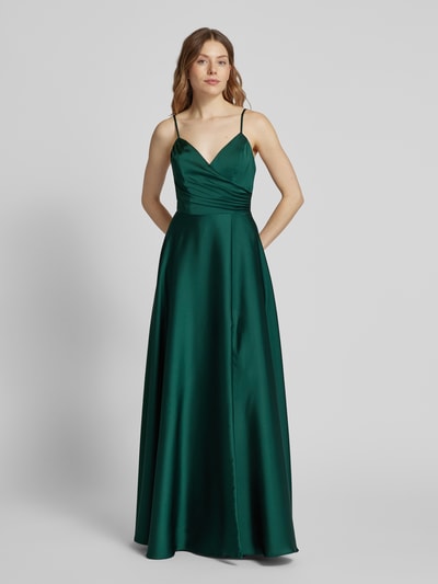 Laona Abendkleid in Wickel-Optik Gruen 4