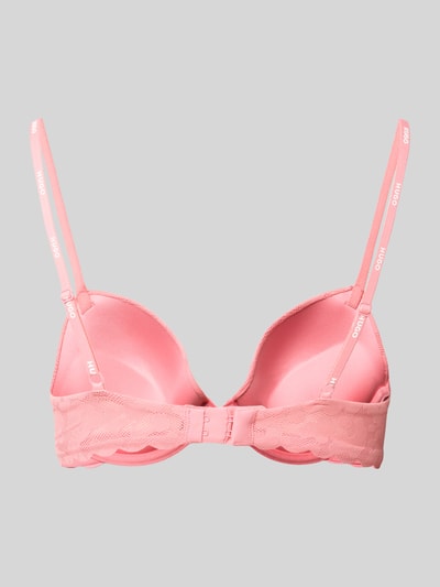HUGO Push-up-bh met kant met motief Felroze - 3
