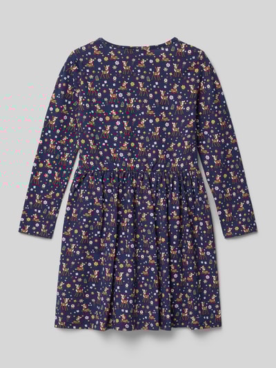 Happy Girls Midi-jurk met ronde hals Marineblauw - 3