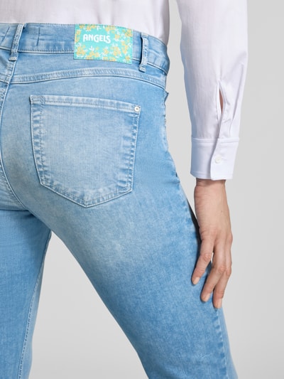 Angels Flared jeans met verkort model, model 'Leni' Lichtblauw - 3