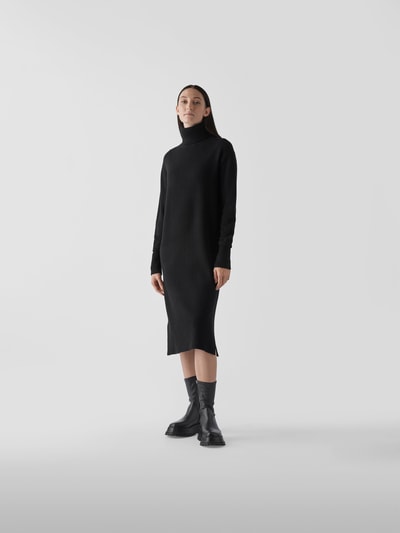 Joseph Kaschmirkleid mit Rollkragen Schwarz 4
