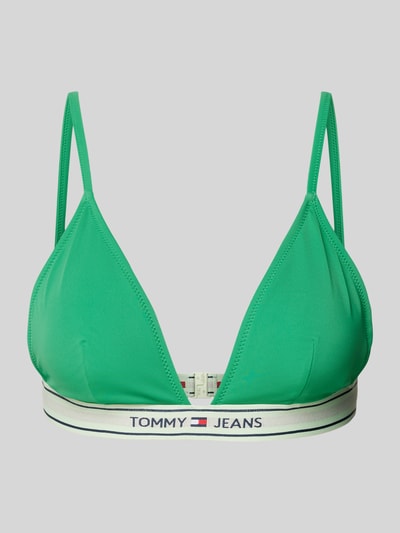 TOMMY HILFIGER Bikini-Oberteil mit elastischem Logo-Bund Gruen 1