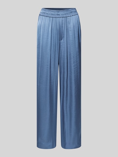 mbyM Wide Leg Stoffhose mit elastischem Bund Modell 'Asaka' Rauchblau 2