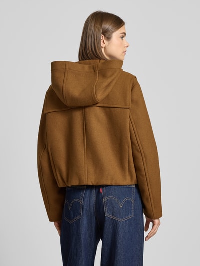 Marc O'Polo DENIM Regular Fit Dufflecoat aus Woll-Mix Cognac 5