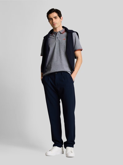 Tom Tailor Koszulka polo o kroju regular fit z kołnierzykiem w kontrastowym kolorze Niebieski 1