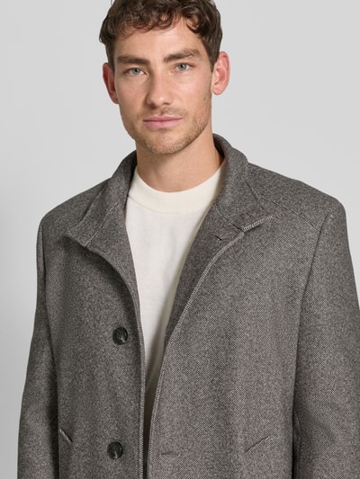 bugatti Mantel mit Stehkragen Graphit 3