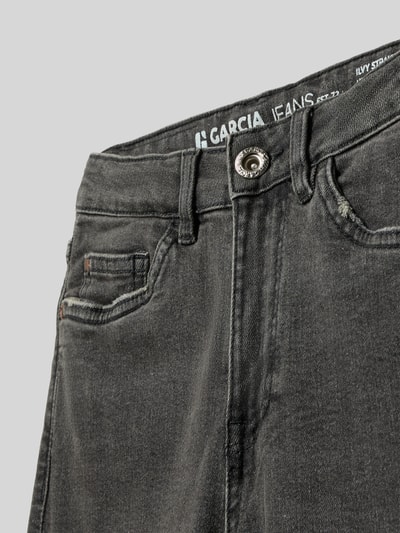 Garcia Straight Fit Jeans im 5-Pocket-Design Modell 'Ilvy' Black 2