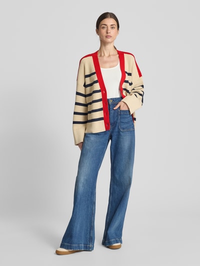 Tommy Hilfiger Relaxed fit cardigan van puur katoen Zand - 1