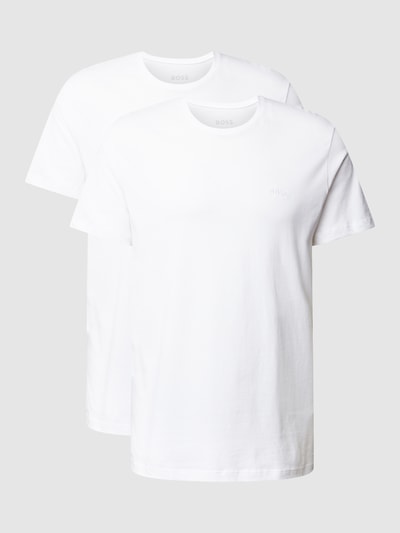 BOSS T-Shirt mit Rundhalsausschnitt im 2er-Pack Modell 'ComfortS' Weiss 2