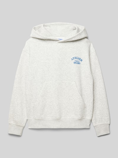 Jack & Jones Hoodie met capuchon, model 'BROOKLYN' Offwhite gemêleerd - 1