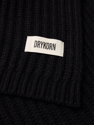 Drykorn Schal mit Label-Detail Modell 'CRONICA' Black 2