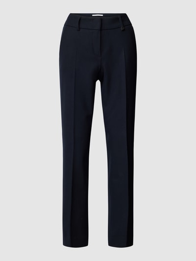 Raffaello Rossi Stoffen broek met persplooien, model 'DORA' Marineblauw - 2