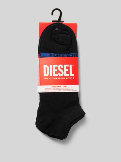 Diesel Socken mit Label-Print im 3er-Pack Black 3