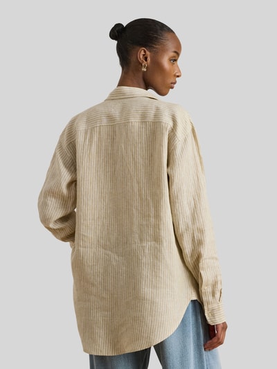 Lauren Ralph Lauren Relaxed Fit Langarmbluse aus reinem Leinen Beige 5