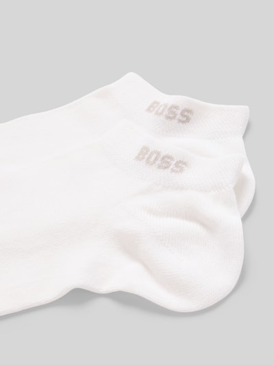 BOSS Sneaker-Socken aus Baumwoll-Mix im 2er-Pack Weiss 2