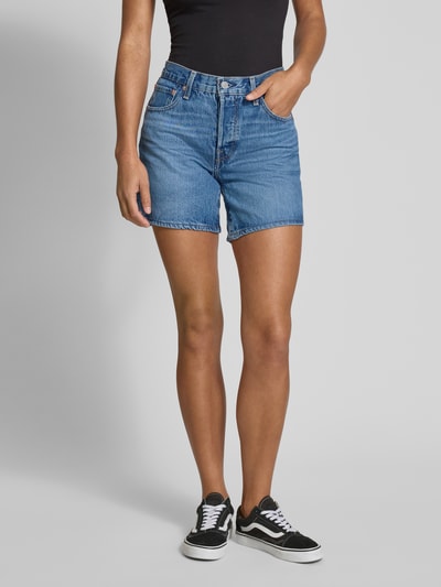 Levi's® Jeansshorts mit Eingrifftaschen Modell '501® ROLLED SHORT' Jeansblau 4