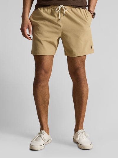 Polo Ralph Lauren Underwear Badehose mit Logo-Stitching Khaki 4