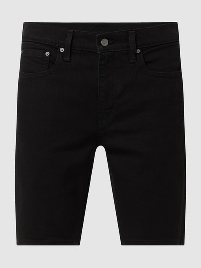 Levi's® Regular fit korte jeans met stretch, model '405' Zwart - 2