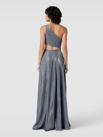 Unique Avondjurk met cut-out Blauw - 5