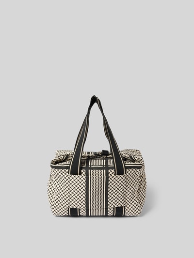 Lala Berlin Shopper mit Label-Patch Black 4