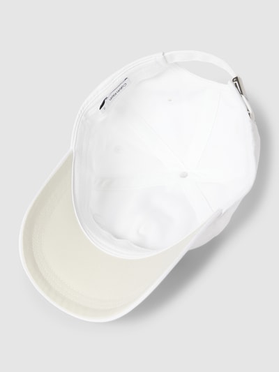 CK Calvin Klein Base Cap mit Label-Stitching Weiss 2