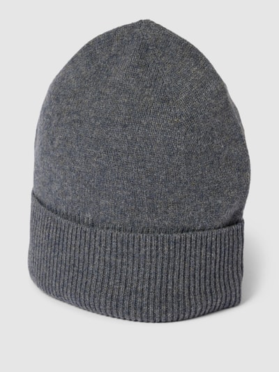 Christian Berg Woman Czapka beanie z szerokim brzegiem Antracytowy melanż 1