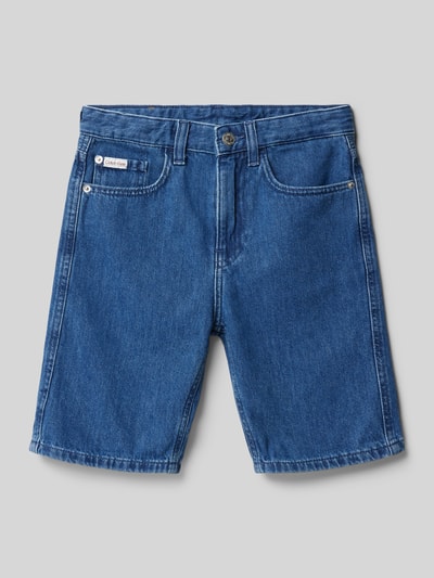 Calvin Klein Jeans Relaxed Fit Jeansshorts im 5-Pocket-Design Blau 1