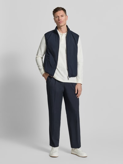 BOSS Slim Fit Weste im Blouson-Stil Modell 'HANRY-VEST' Marine 1