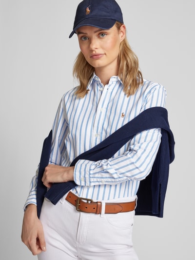 Polo Ralph Lauren Overhemdblouse met streepmotief Lichtblauw - 3