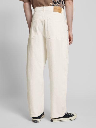 REVIEW Jeans met wijde pijpen en achterzakken Offwhite - 5