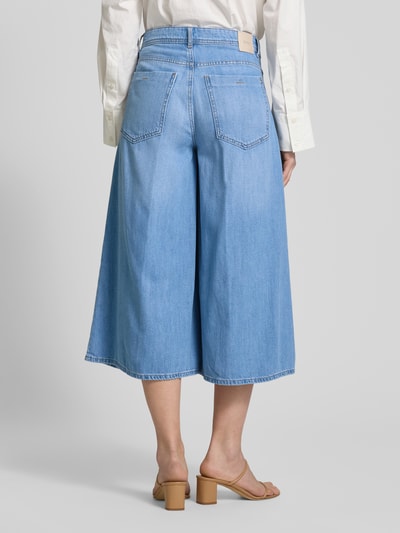 Brax Wide Leg Jeans mit verkürztem Schnitt Modell 'STYLE.MELLI' Hellblau 5