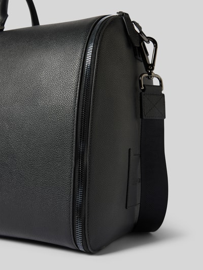 Emporio Armani Weekender mit Label-Badge Black 3