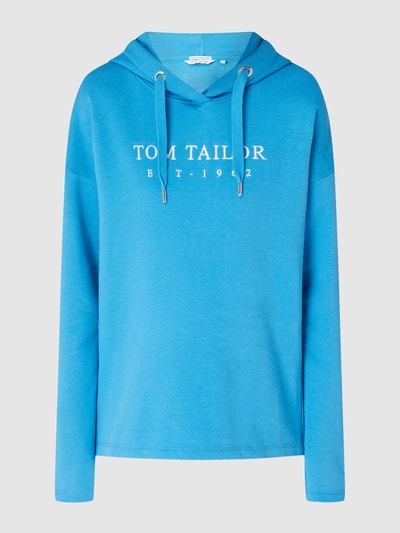 Tom Tailor Hoodie aus Baumwollmischung  Petrol 2