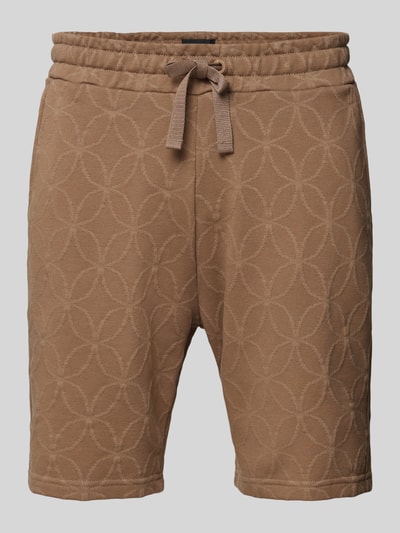 Scotch & Soda Regular Fit Sweatshorts mit Strukturmuster Modell 'Terry' Beige 2