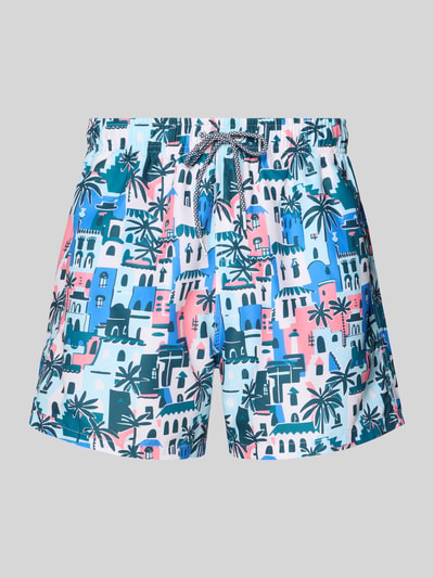 BOARDIES Badehose im Allover-Look Modell 'Vacay Villas' Ocean 2